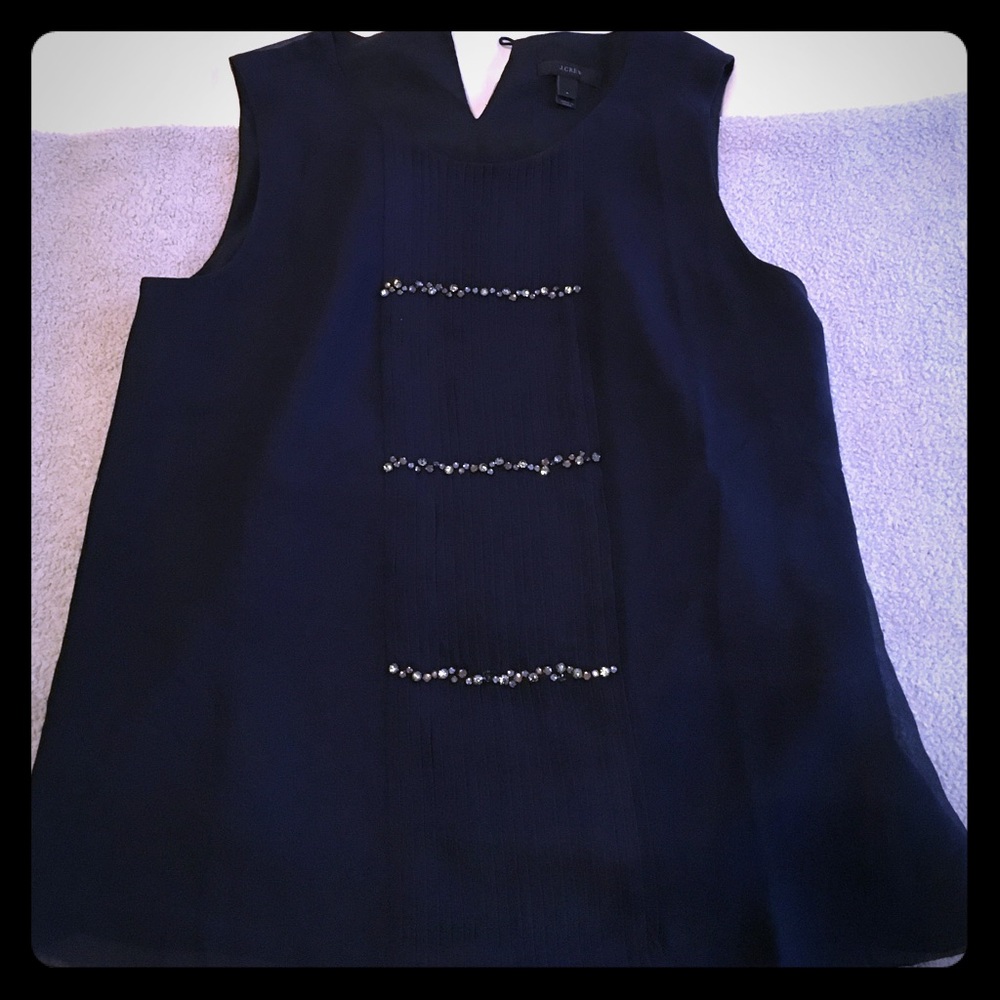 J. Crew gem detail top