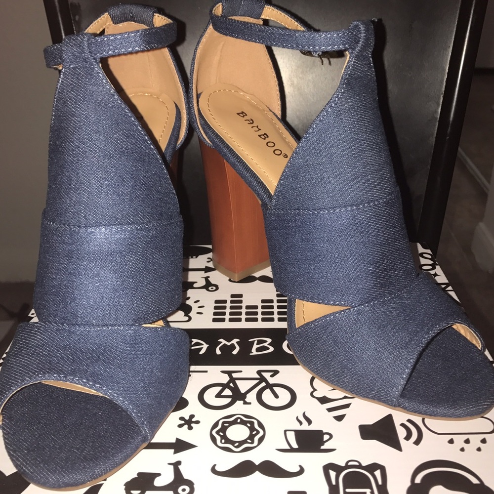 Denim Sandals