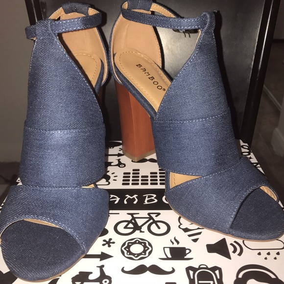 Denim Sandals - Picture 1 of 3