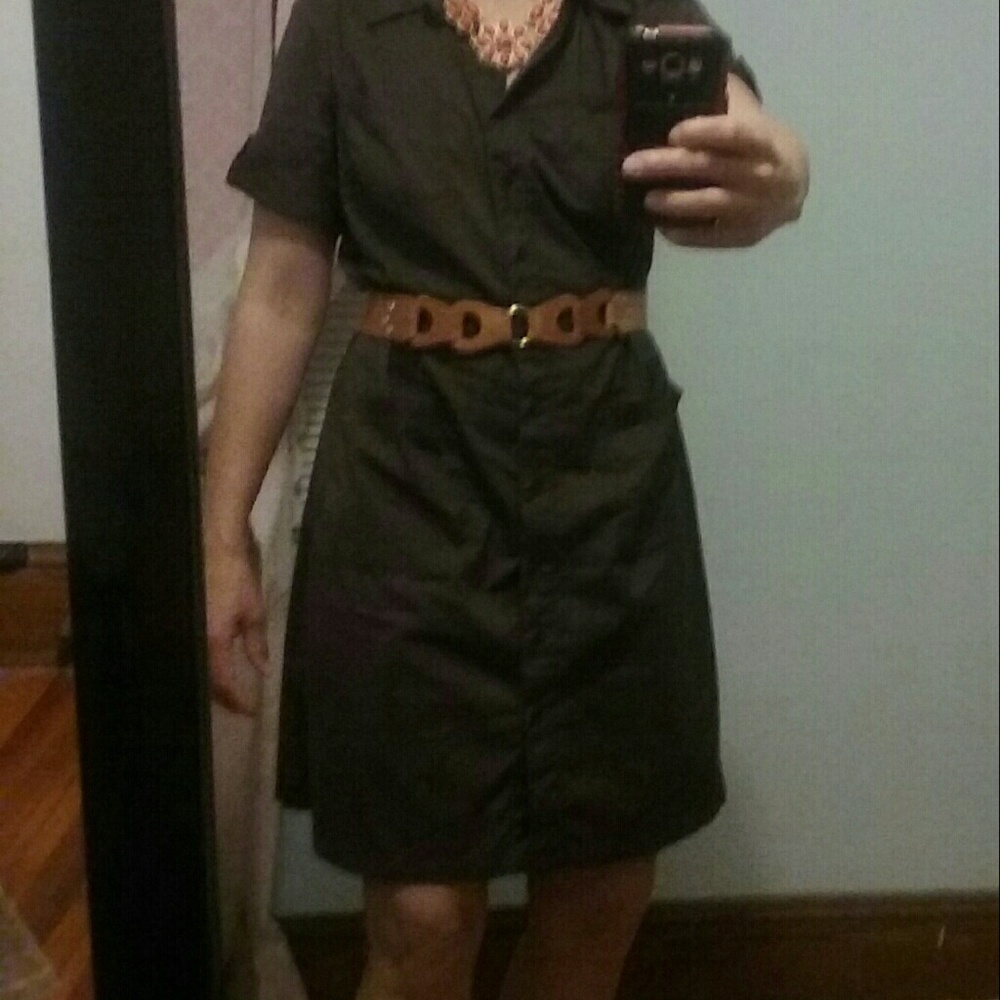 Ab Studio Button Down Dress Shirt size 10