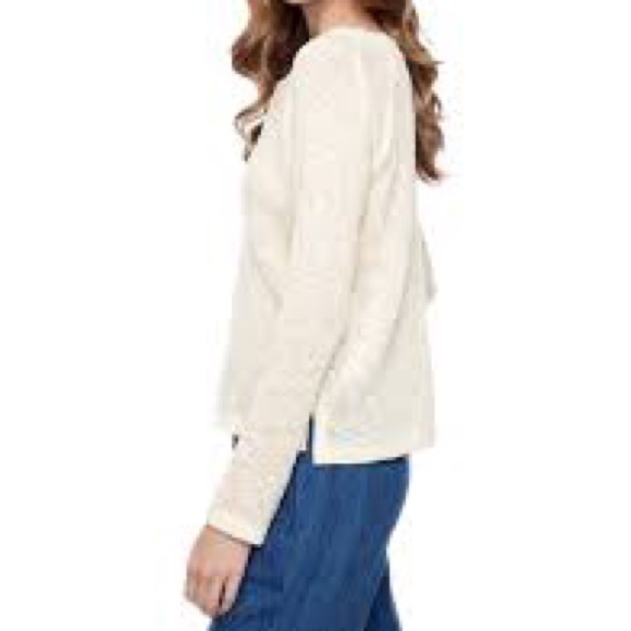Splendid Sierra loose knit pullover In ivory S - Picture 2 of 4