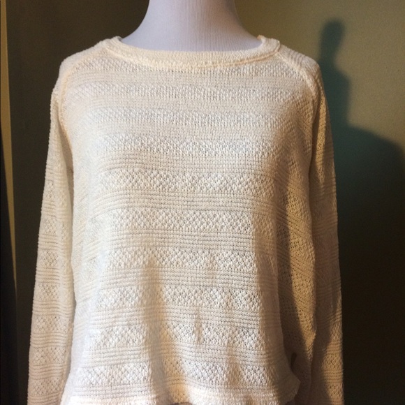 Splendid Sierra loose knit pullover In ivory S - Picture 4 of 4