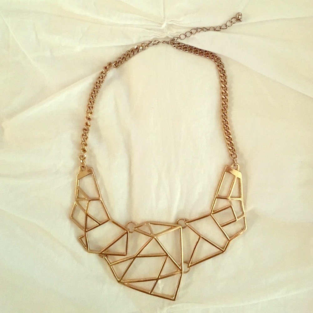 Gold Geometric Necklace