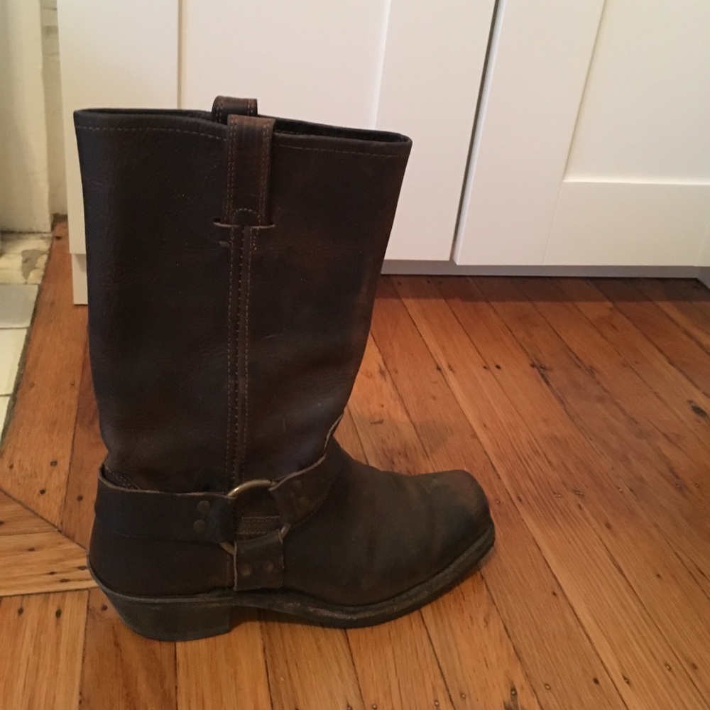 Vintage Frye Motorcycle Boots