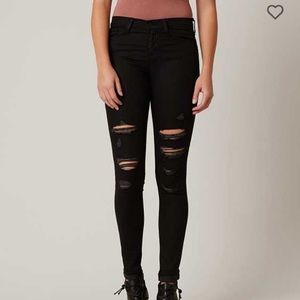 Flying Monkey Destructed Skinny Stretch Jeans