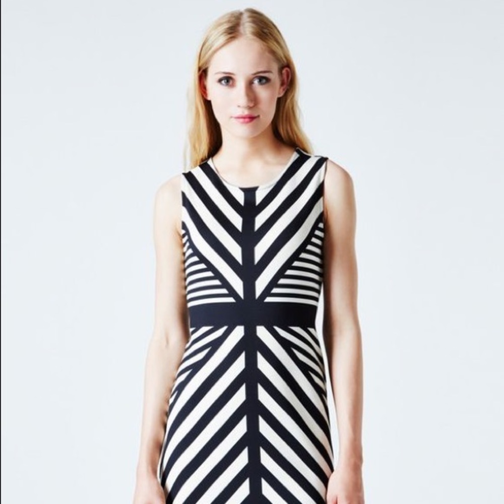 🏅HP🏅LEOTA Mia sheath dress in Stripe