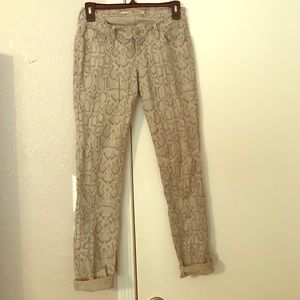 Old Navy animal print capris