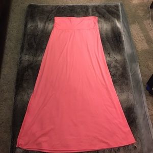 NWOT Pink Maxi Skirt