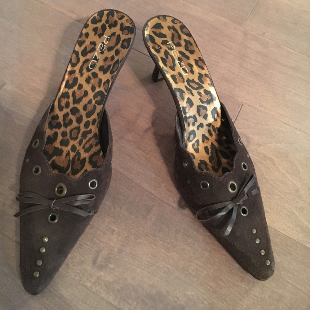 Gorgeous Pazo Brown Pumps! 1 1/2 inch 8M