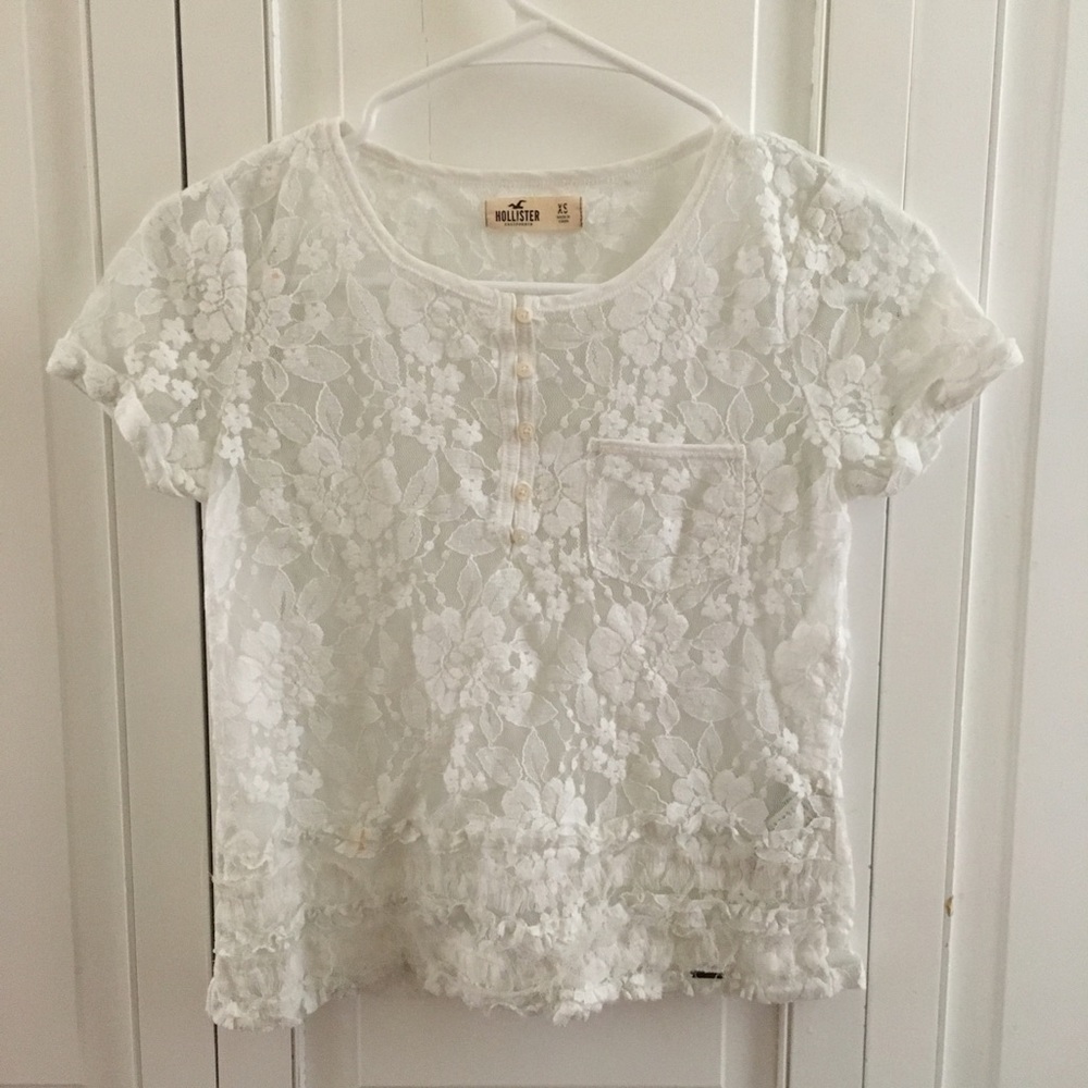 Lacy Button Down Shirt