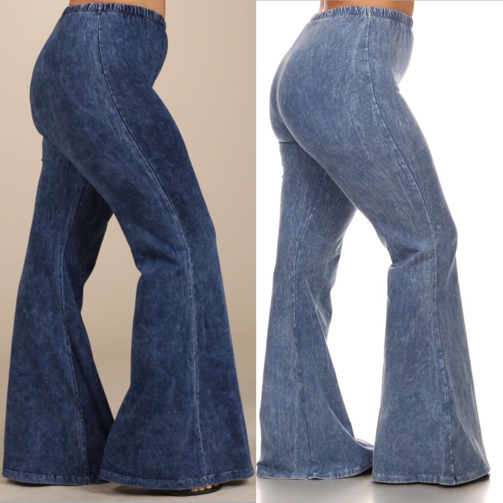 SALE! PLUS SIZE STRETCH FLARE PANTS~ - Picture 6 of 7