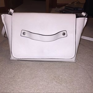 Zara White Satchel Bag