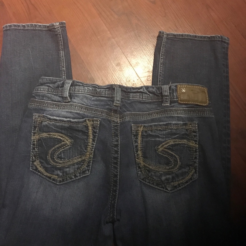 Silver jeans