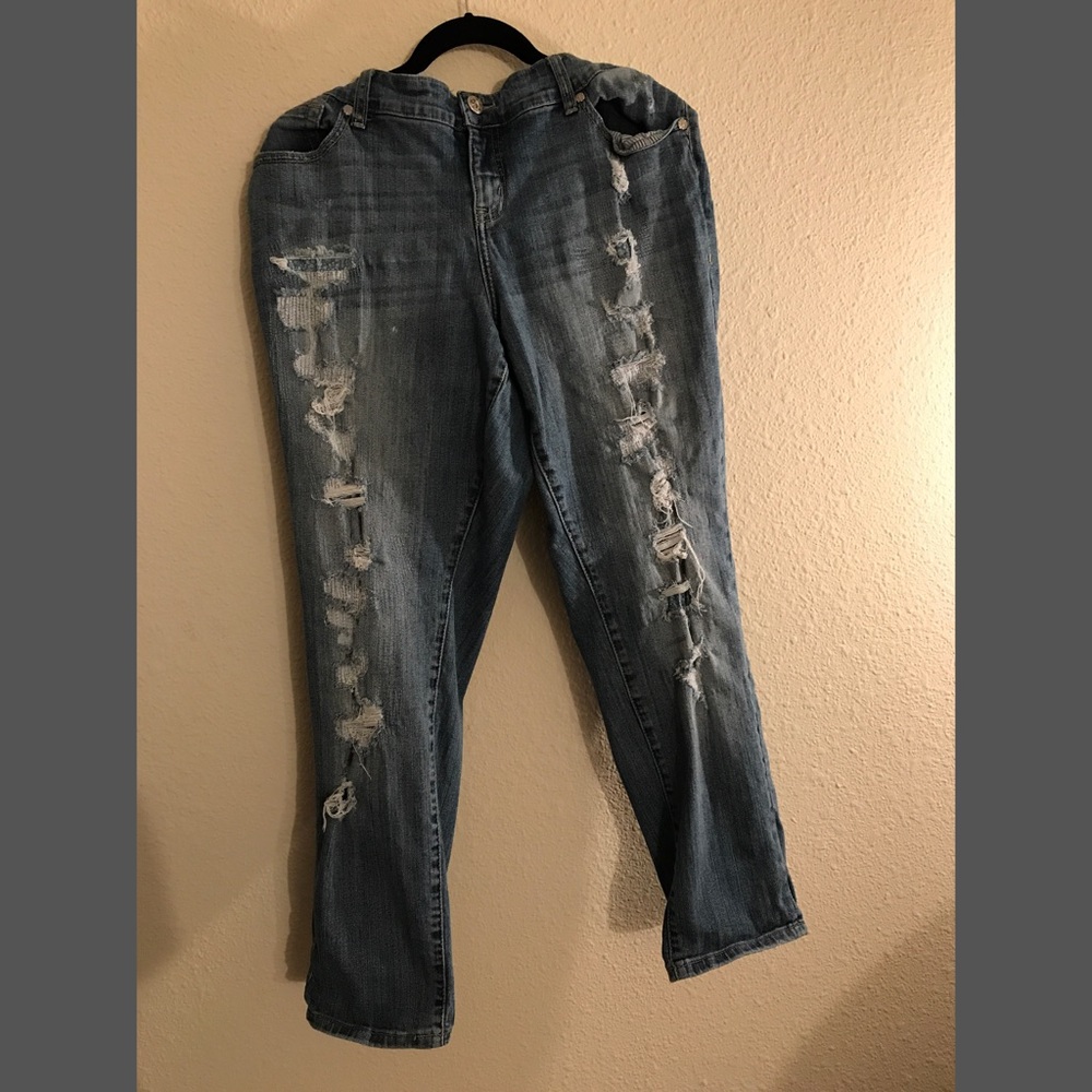 Torrid Boyfriend Jeans.