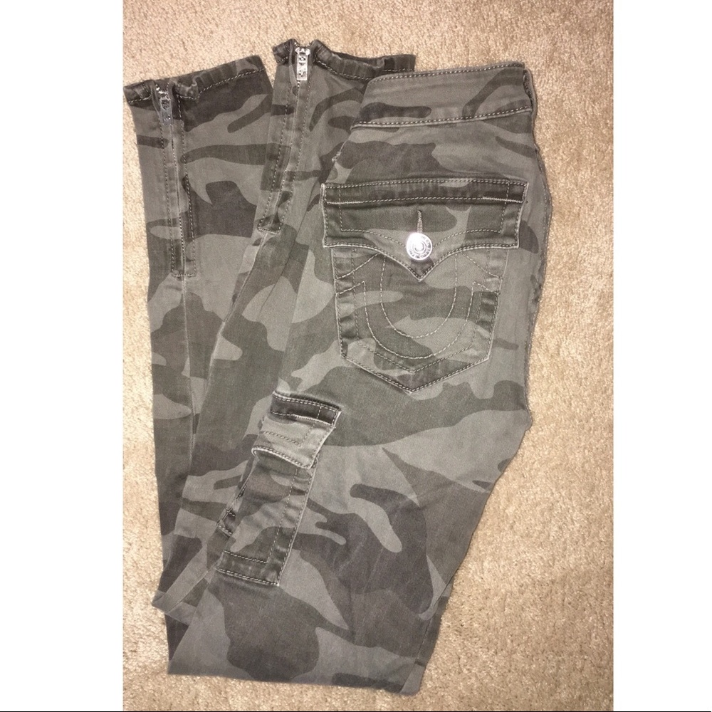 Camo true religion jeans