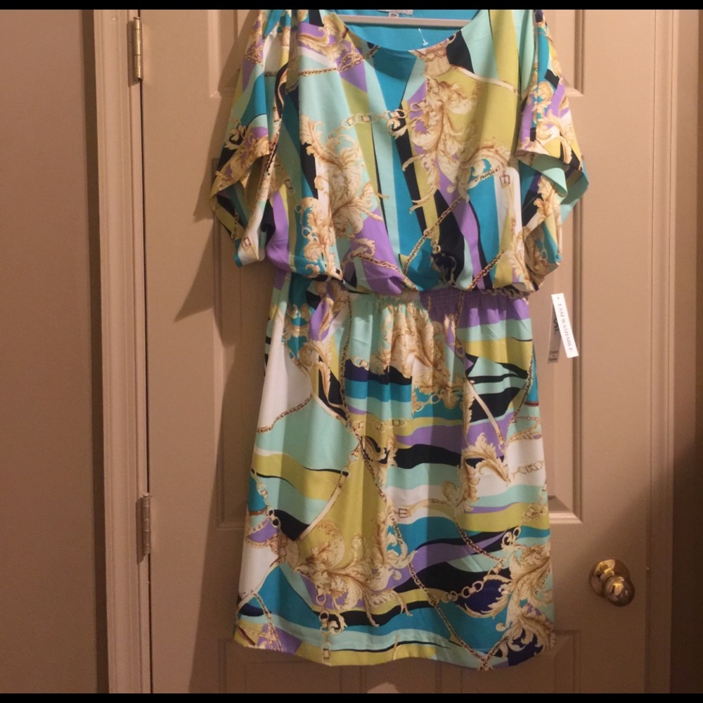 Plus size printed dress 18w