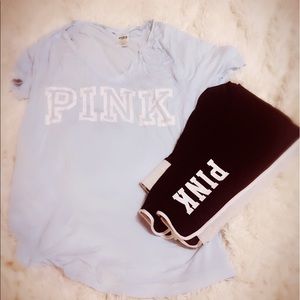 Baby blue loose fit super soft tee NWOT