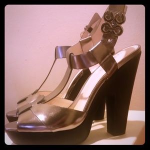 Coach Metallic Heel