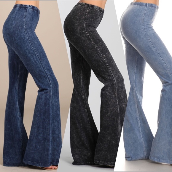 SALE!!!! STRETCH FLARE PANTS - Picture 4 of 7