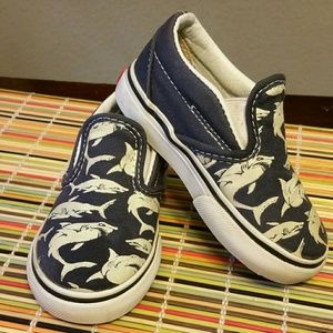 Glow in the dark kids vans 5.5