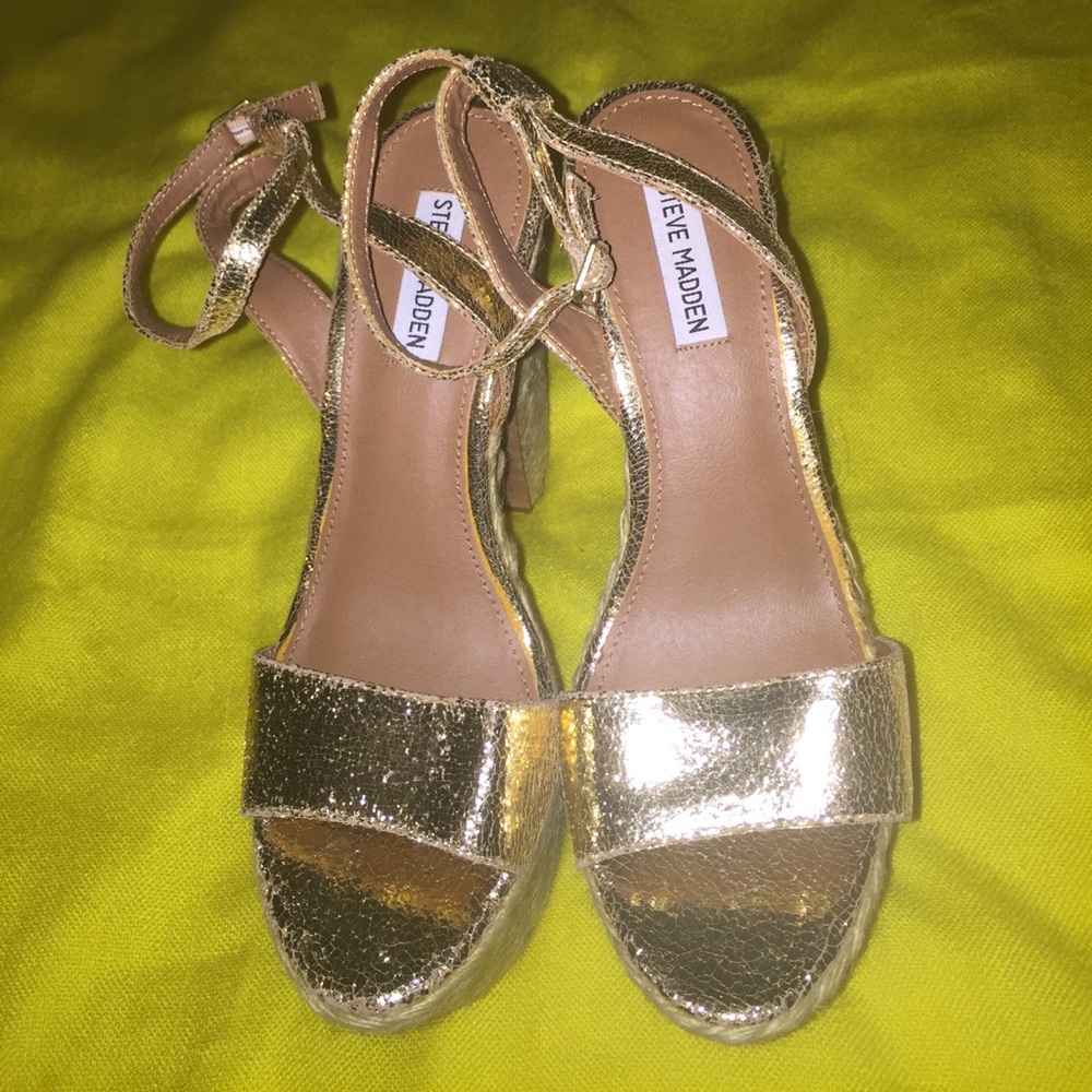Steve Madden platform sandals size 10