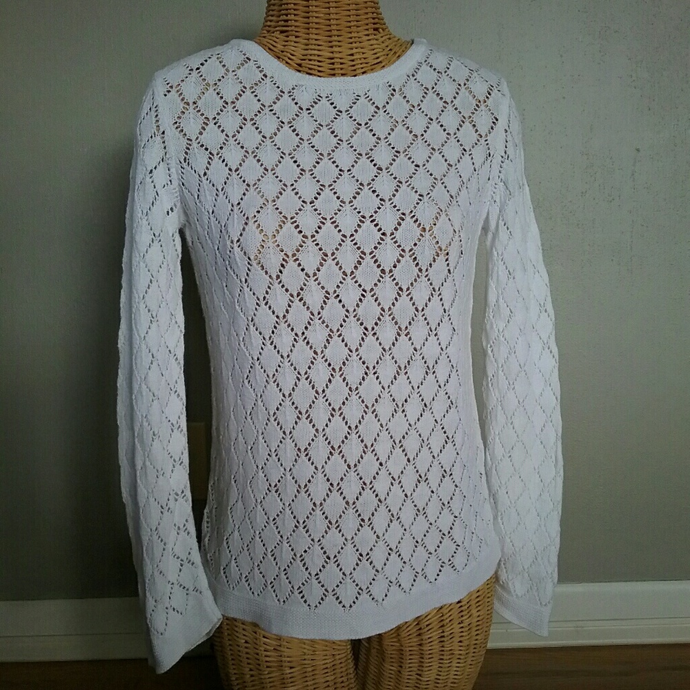 Eddie Bauer Lace Sweater