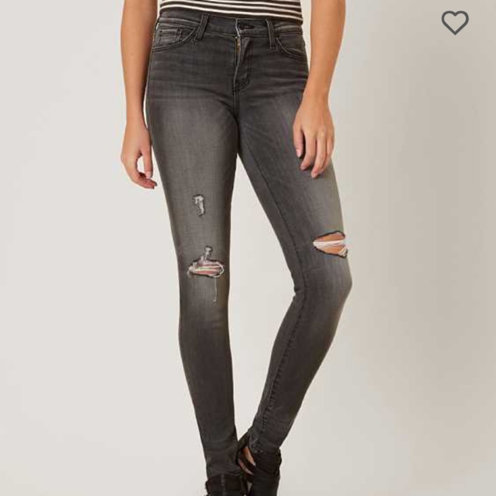 Flying Monkey Mid-Rise Skinny Stretch Jeans