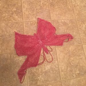 Beaded butterfly top