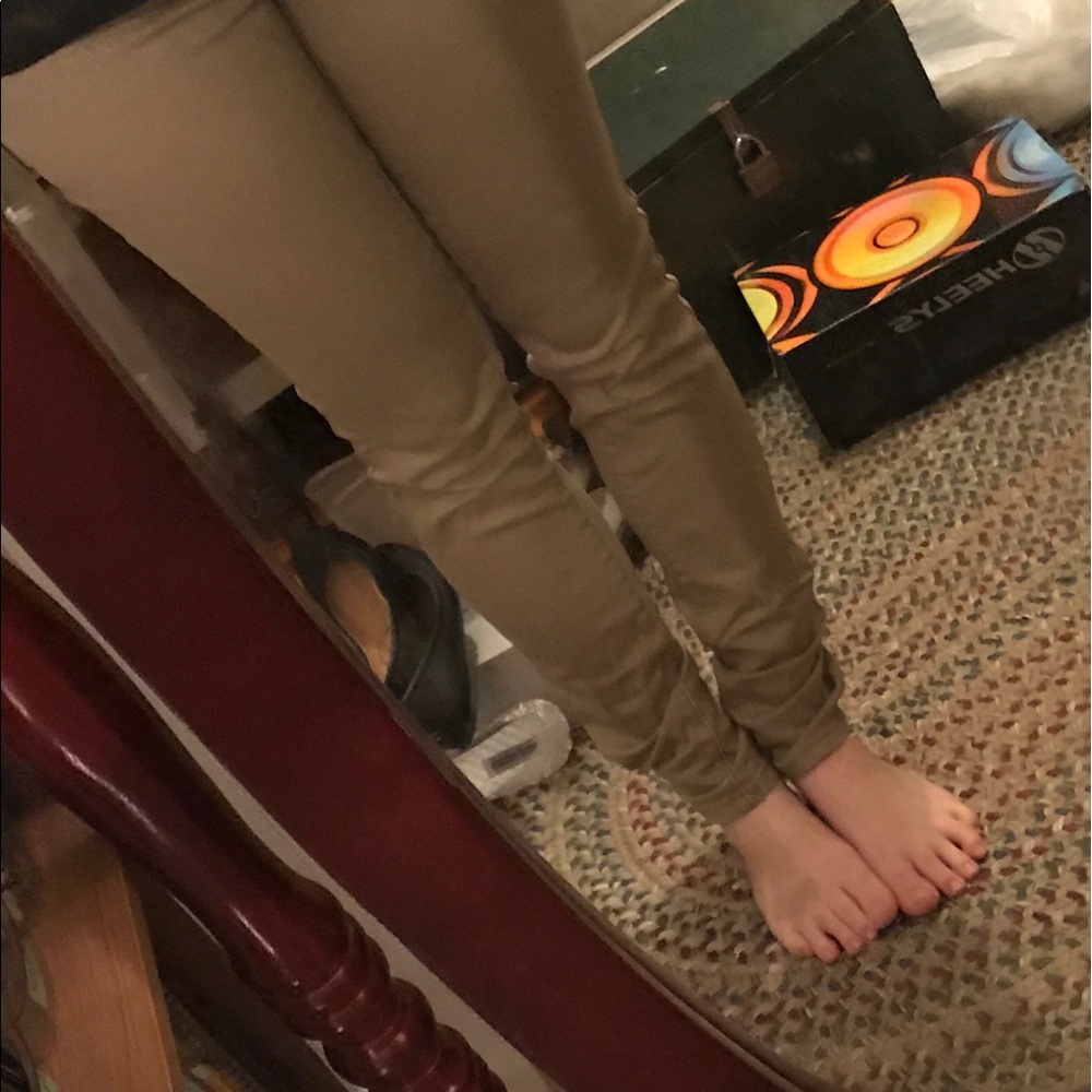 Khaki Skinny Jeans