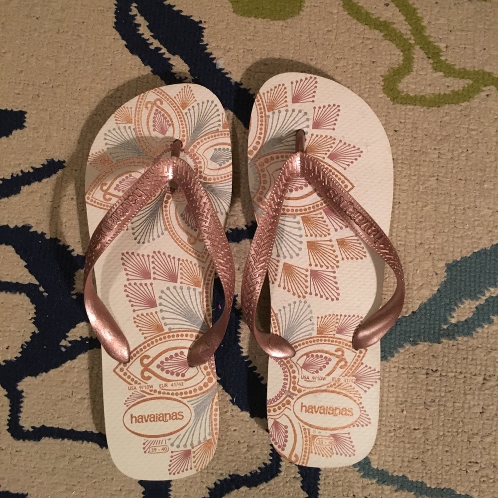 Havaianas flip flops (bought in Brazil)