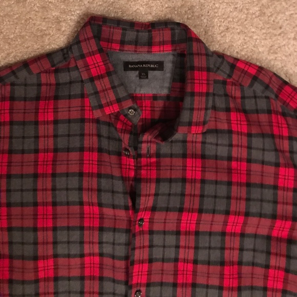Banana Republic flannel shirt - Picture 2 of 2