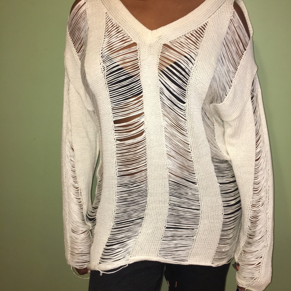 Evil Twin distressed top
