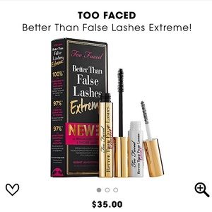 Too Faced Better Than False Lashes Extreme - Black