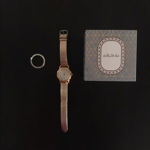 Stella and Dot Rose Gold Icon Convertible Watch