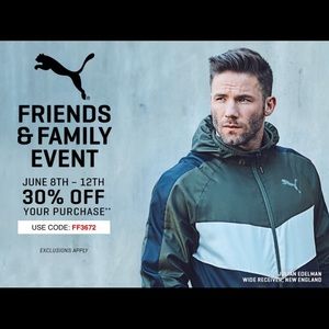 PUMA Friends & Family Discount: 30% Off