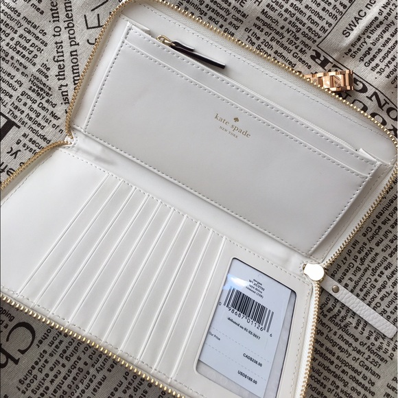 Kate Spade Floral Zip Around Wallet - Picture 2 of 2