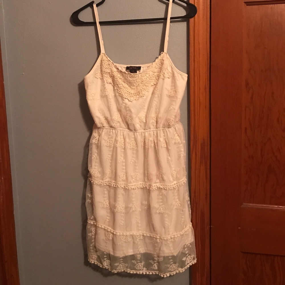 Cream summer dress