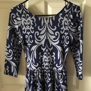 Cute patterned dress!