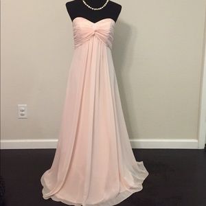 David's Bridal bridesmaid dress. Color PETAL