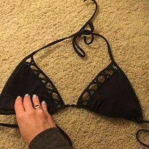 Sexy black bathing suit top size medium