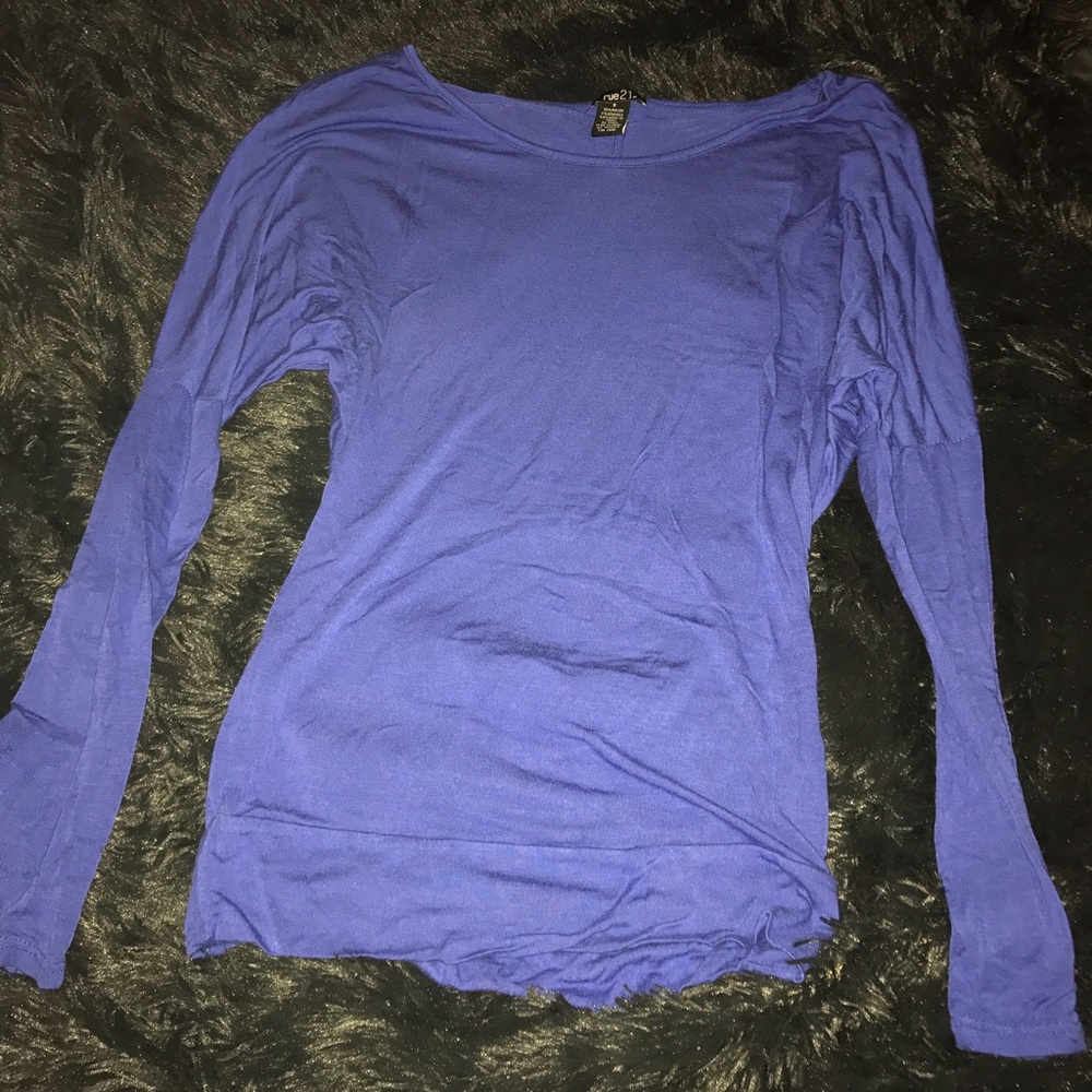 Royal blue tunic shirt
