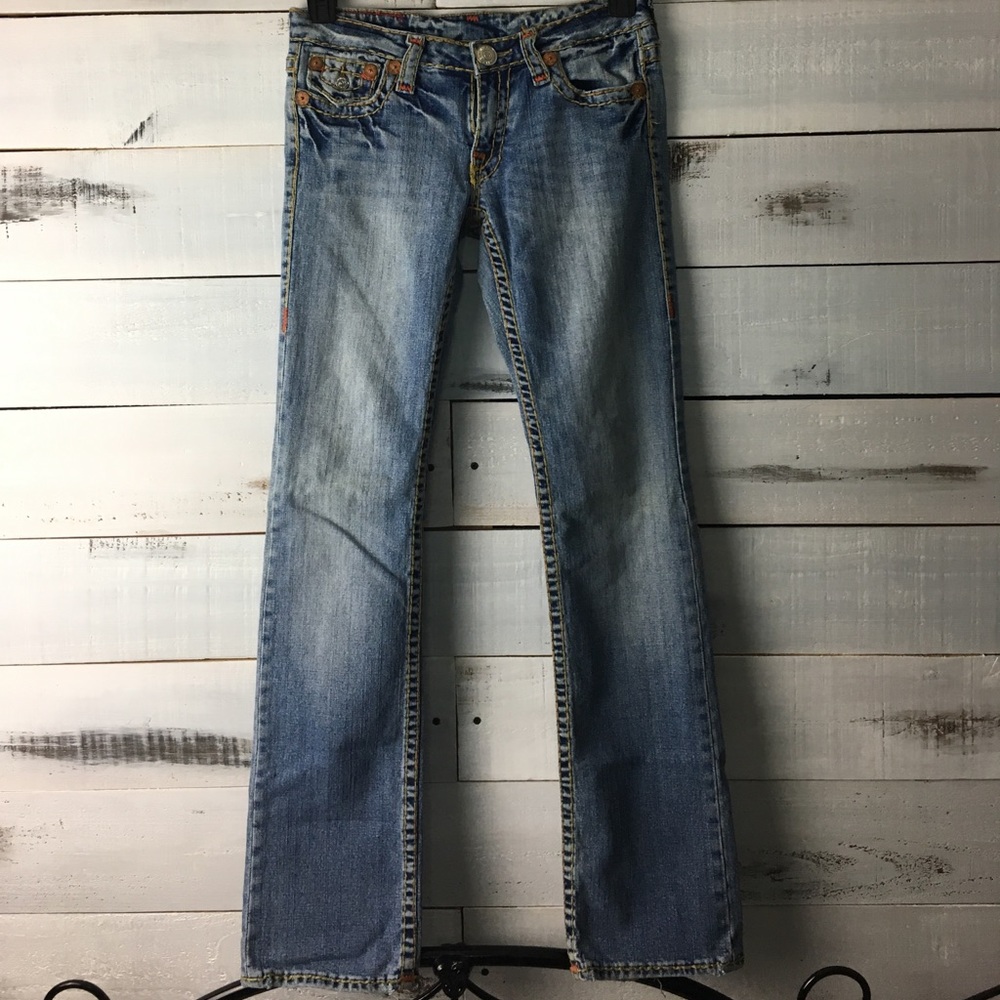 True Religion Billy Super T Style Low Rise Jeans