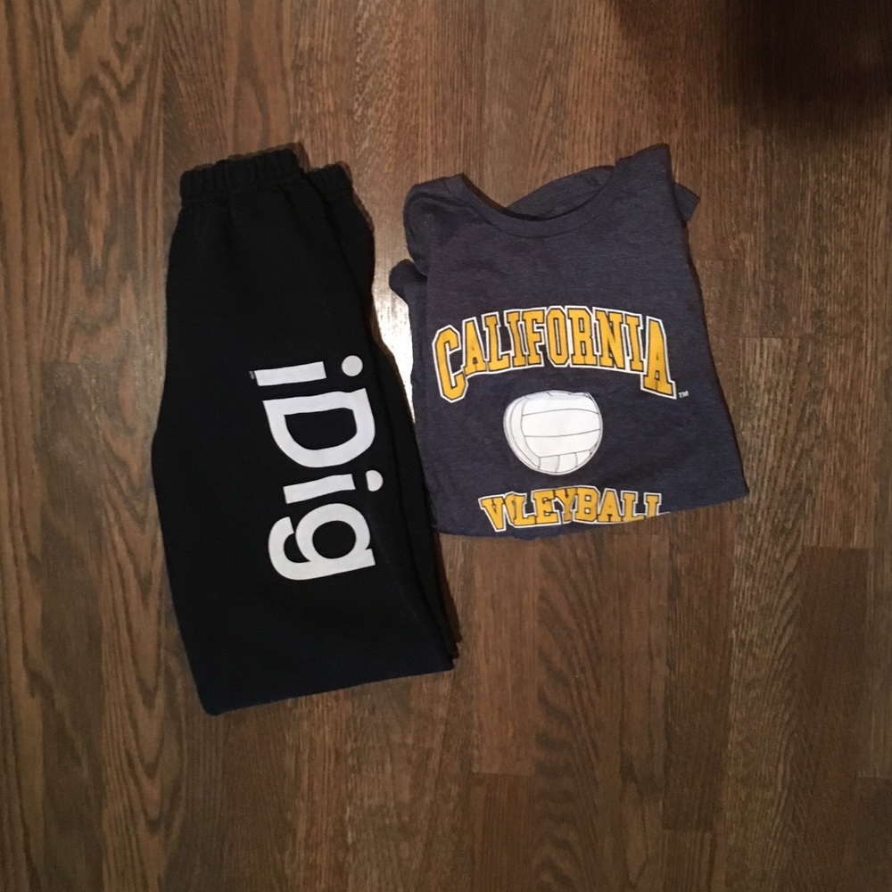 Volleyball Sweats/ Shirt Duo