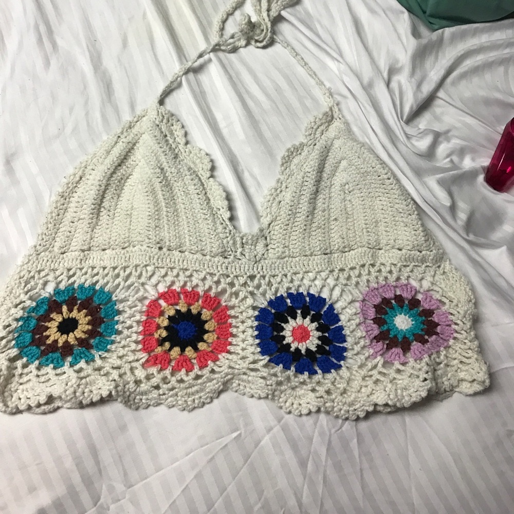 Crochet crop top