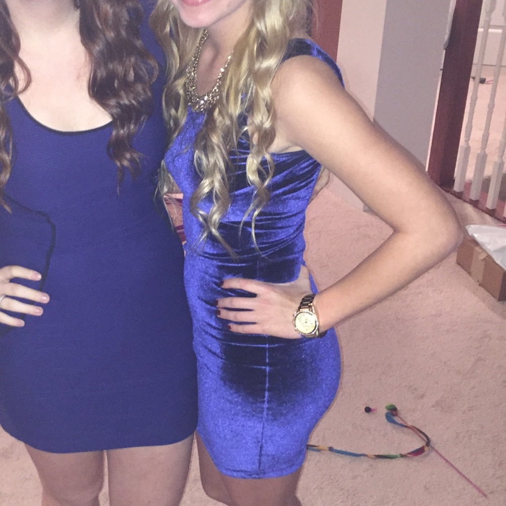 American Apparel Velvet Bodycon Dress