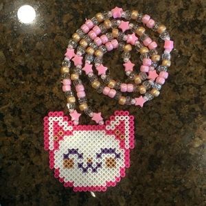 Kitty kandi necklace