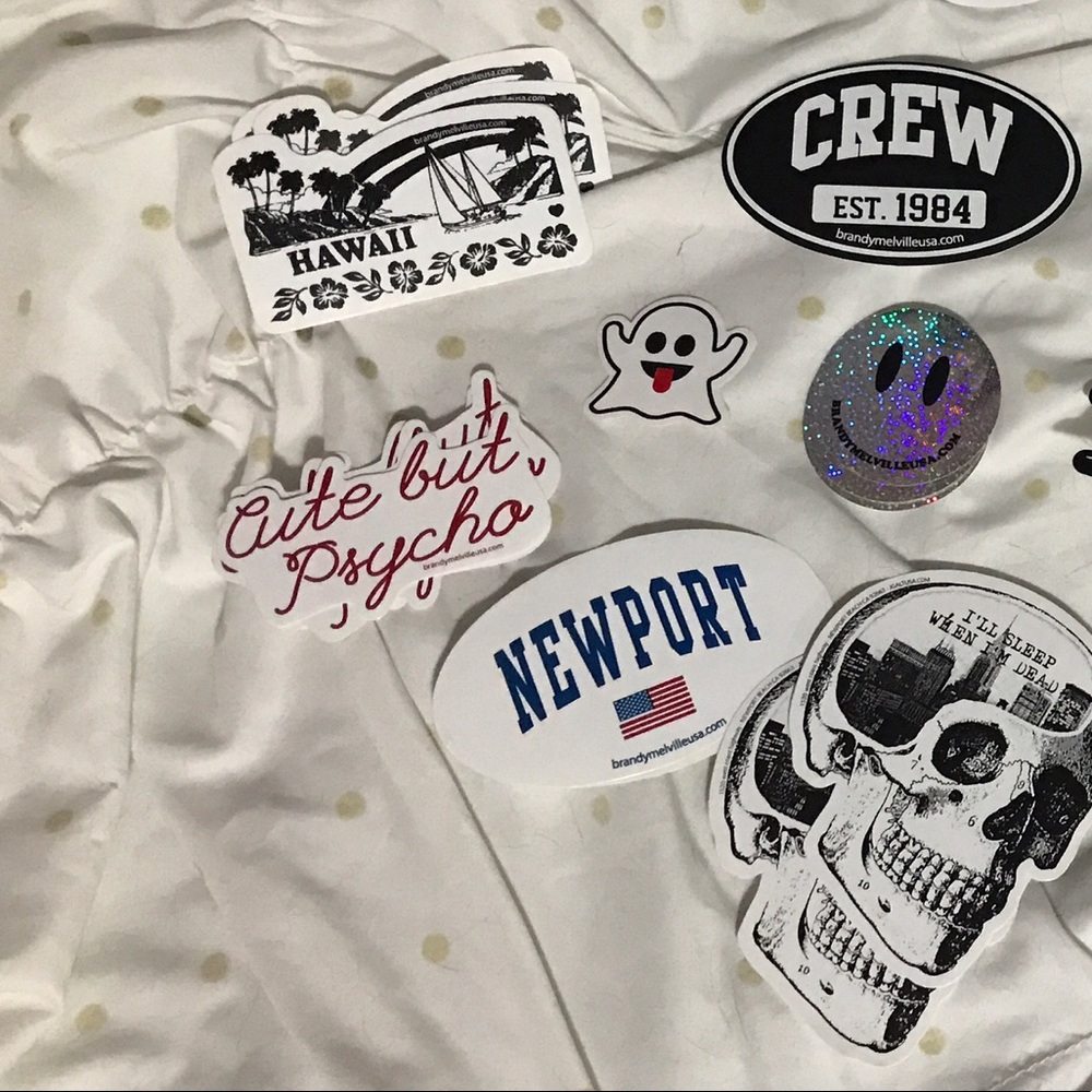 35 Brandy Melville Stickers