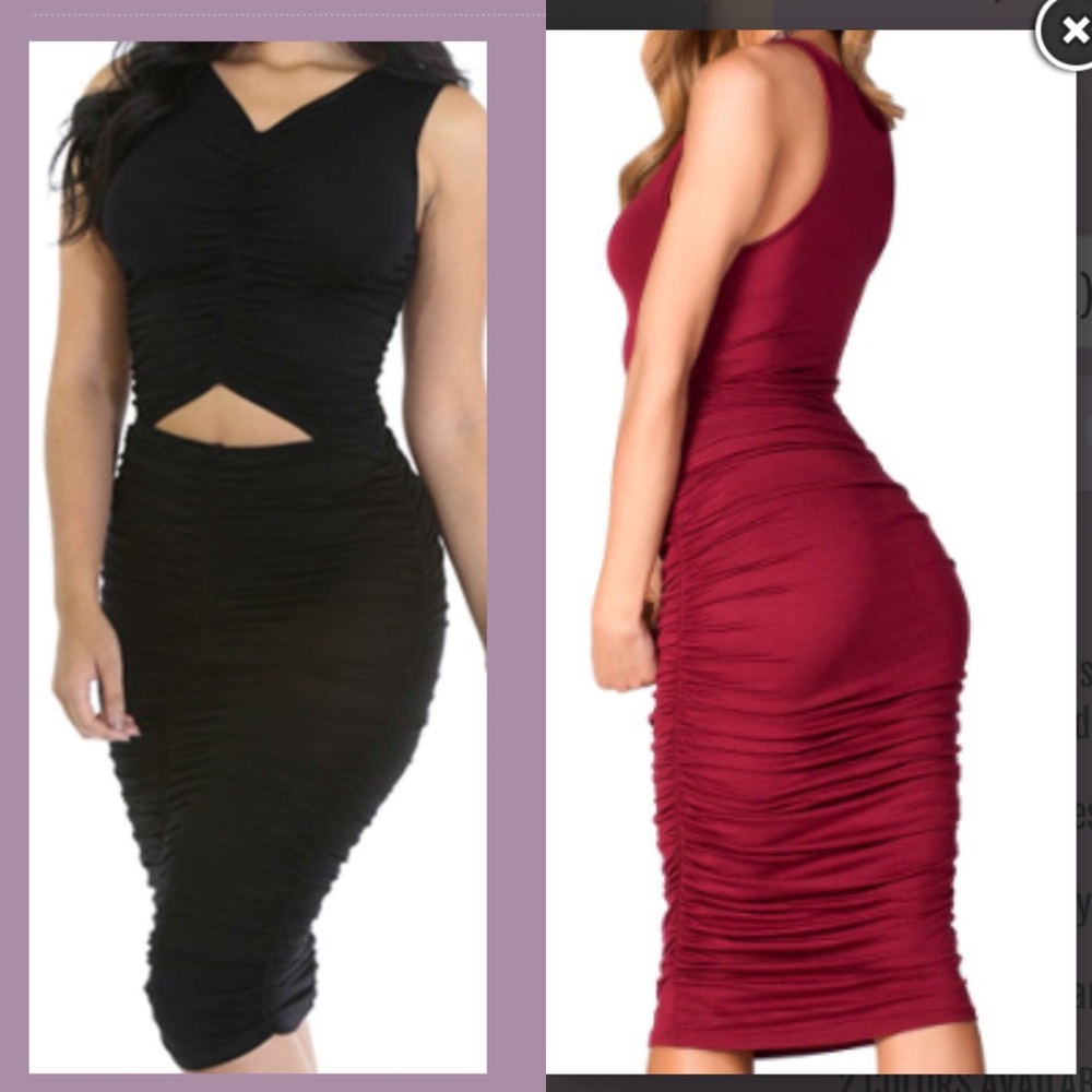 Open front Midi