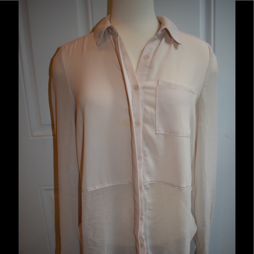 Nude, Button-down Blouse