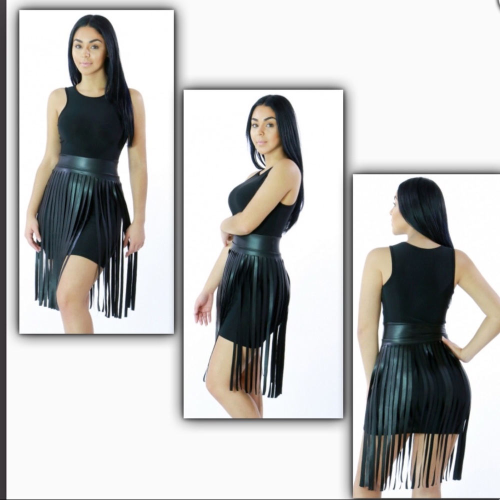 Midi fringe dress